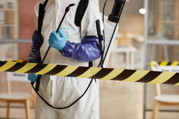 Professional Biohazard Cleanup technician working in Charleston, IL